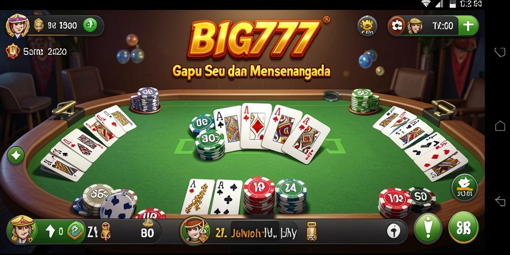 Tampilan gameplay Gaple yang seru dan interaktif.