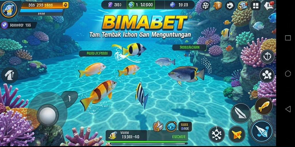 Screenshot gameplay Tembak Ikan yang seru di BIMABET.