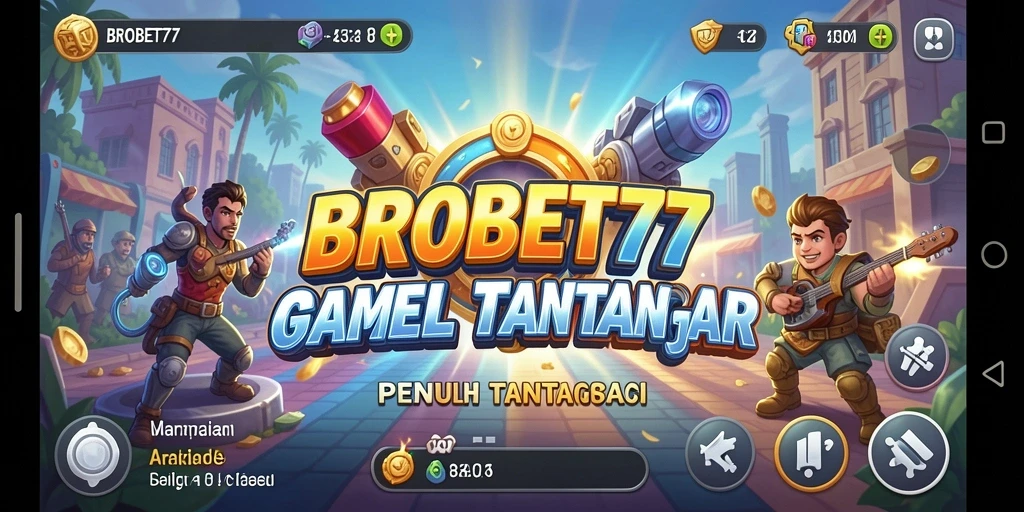Tampilan gameplay seru dan mengasyikkan dari BROBET77.