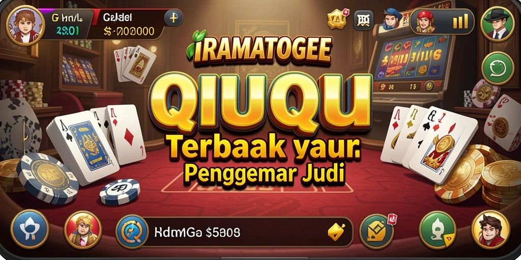 Tampilan gameplay QiuQiu yang seru dan menarik di IRAMATOGEL.