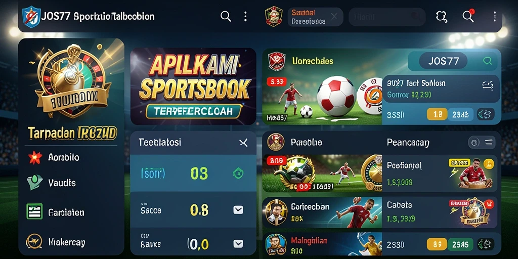 Tampilan permainan Sportsbook JOS77 yang mendebarkan.