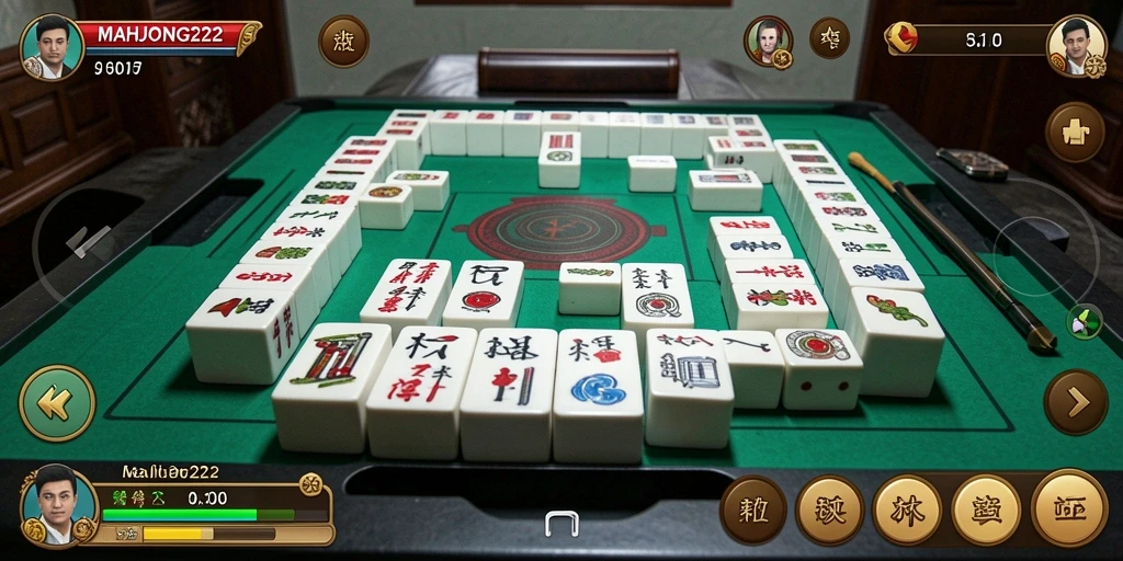 Tampilan menarik dari gameplay Idle MAHJONG222 yang penuh strategi.