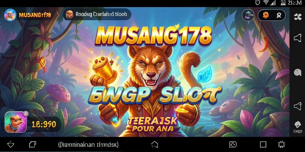 Screenshot utama MUSANG178 menampilkan gameplay Slot yang menarik dan seru.