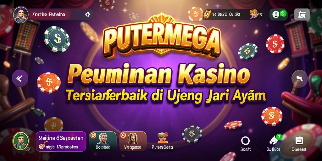 Tampilan gameplay PUTERMEGA yang menarik dan interaktif di dunia Kasino.