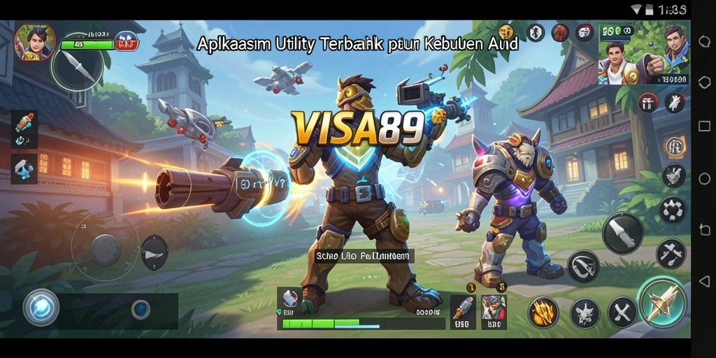 Screenshot utama VISA89 menampilkan fitur Utility yang efisien dan praktis.